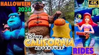 Disney California Adventure Rides 2024 | DCA Rides POV 2024- Disneyland Resort [4K]
