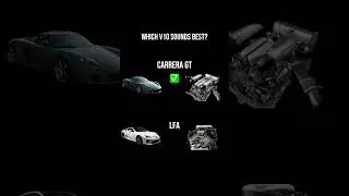 Битва оборотов между Porsche Carrera GT и Lexus LFA 🔥 #vividracing #carparts #lexuslfa #carreragt