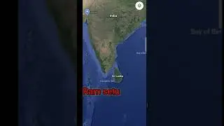 ram setu bridge original video by google map #shorts
