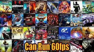 My Top 45 Best PS3 Games That Can Run 60fps!