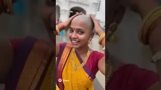 velankanni church mottai vlog |headshave beautiful indian woman | bald #baldisbeautiful #headshave