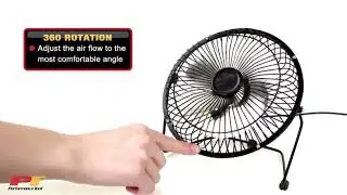 Portable USB Mini Fan - Strong Wind, Quiet Operation, 360&deg; Cooling for Home & Office Desktop