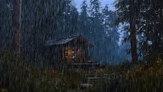 24/7 Rain Sounds for Sleeping 💤 Calm Rainy Night Cottage