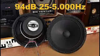 AlNiCo GAMMA HiFi LA-1231: Vintage Bass Speakers - Sound Test!