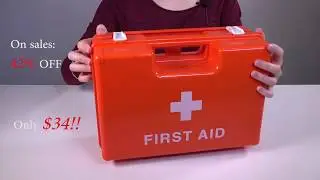 Carevas Lockable First Aid Medicine Storage Box