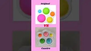 FIDGET TOYS ORIGINAL VS CASEIRO #shorts