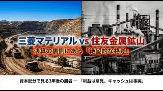 【絶望的な格差】「三菱マテリアル vs 住友金属鉱山」決算の裏側にある3年後の勝者