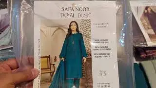 safa noor premium jacquard karandi 3pc collection