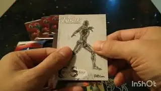 MY FIRST TIME opening packs trading cards MARVEL by Upper Deck || MARVEL CARDS