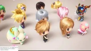 WORLD OF FINAL FANTASY chibi dance