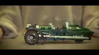 8151 Racing Car Truck Model Building Blocks Creative Racer City Pull Back Vehicle Bricks