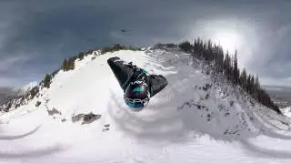 GoPro Fusion  Snowy Proximity Wingsuit with Marshall Miller in 360&ordm; 4K VR