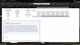 3.2 NPV Calculation with Constant OCF