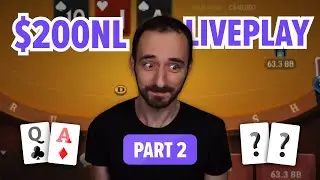 $200 No-Limit Poker - Another Low-Stakes Liveplay Session (Part 2)
