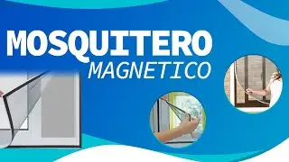 Multi Hogar: Mosquitero magnético de fácil instalación.