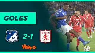Millonarios vs. América (2-1) | Liga BetPlay Dimayor 2021-II - Cuadrangulares - Fecha 6