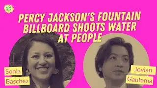 Percy Jackson's Fountain Billboard Shoots WATER at People