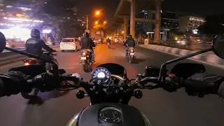 Kadubeesanahalli to K R Puram | Meteor 350 POV Night Ride | ASMR 4K