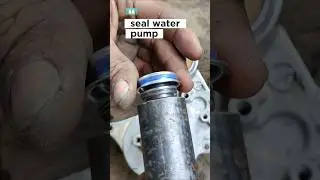 How to install a water pump seal KVB #motivation #education #mechanic #tips #tricks #kntm #mekanik