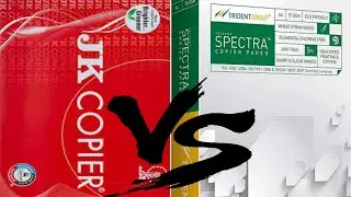 JK Copier V/S TRIDENT Copier Paper|Best👌 A4 Paper For Printing🖨️🖨️How To Calculate Paper Weight/Gsm❓