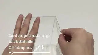 Custom Clear Transparent PET Plastic Video Game Box Protectors