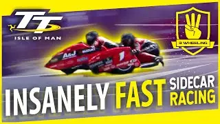 Isle of Man TT - INSANELY FAST Sidecar Race with Molyneux & Binns - TT Sidecar Race 2 - 2015