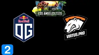 OG vs VP Game 2 ESL One LA 2020 Online Highlights Dota 2