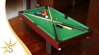 Sunnydaze 36-Inch Mini Tabletop Pool Table - DQ-P022 *