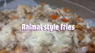 Animal style fries 🍟 [ Must try ]😝