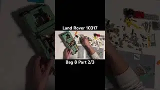 Building bag 8 of the #lego #legoicons #landrover #afol #timelapse