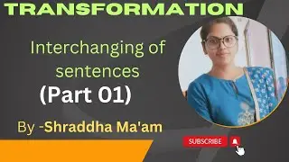 #grammar#Transformatiom part 01 by Shraddha ma'am#englishhunt#viral