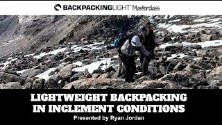 Lightweight Backpacking Masterclass Announcement