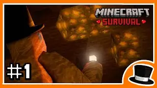 INTO THE CAVES! - QuestCraft Survival #1