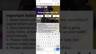 Garena free fire redeem code today 28 Nov