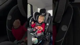 FOOD COMA! My son always falls asleep in the car while eating 😂🤤 | #shorts #kids #foodcoma