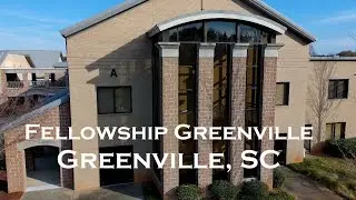 Fall Colors and Views of Fellowship Greenville Church in Greenville, SC