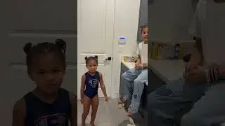 Dad catches daughter saying a curse word for the first time #shorts