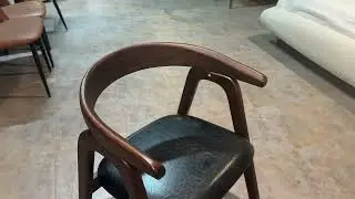 ELLIPSE Chair | Sculptural Design, Premium Leather & Solid Wood Frame | Zoya Home
