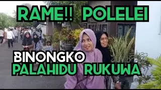 Suasana Polelei Palahidu Rukuwa Binongko Wakatobi || adat Silahturami Lebaran Idul Fitri 1443 H