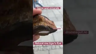 Beautiful Natural Raw Tiger's eye crystal #crystals #gems #minerals #tigereye #shorts #raw #stone