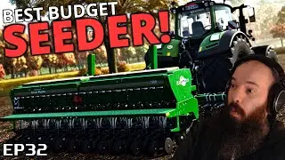 Is this the best budget seeder? Seeding our Field! | Farming Simulator 25 | EP32