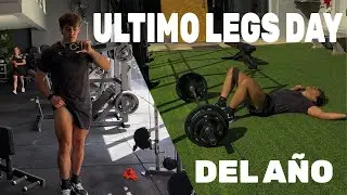 Ultimo Legs Day del año || Al dia en mi proceso de ser pro natural
