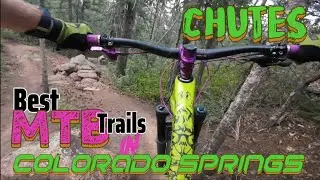 Best MTB Trails Colorado Springs, Part 5: Chutes MTB Trail - North Cheyenne Canyon Park #mtb 