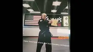 Super Nova Nana Shares New Board Breaking Techniques! #boardbreaking #taekwondo #martialarts