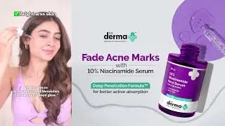 The Derma Co 10% Niacinamide Serum with Deep Penetration Formula for Acne Marks & Even toned skin