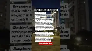 Make Safe Rental Contract #realestateinvesting