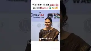 Not in Proper Dress👀🥻|Aashna choudhary(𝐫𝐚𝐧𝐤-116), Upsc Interview #shorts