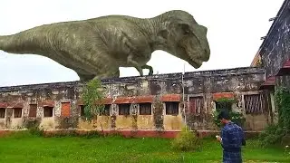 T - Rex Chase - Jurassic world part 2. #dinosaurs #dinosaurus  #jurassicpark #trexdinosaur