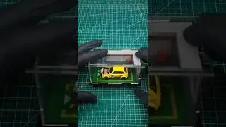 Diorama acrylic basement 1;64 scale. #diorama #hotwheels #diecast
