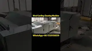 Efficient Wool Opening & Cleaning Machine | High-Speed Wool Processing Demo#recyclingmachine